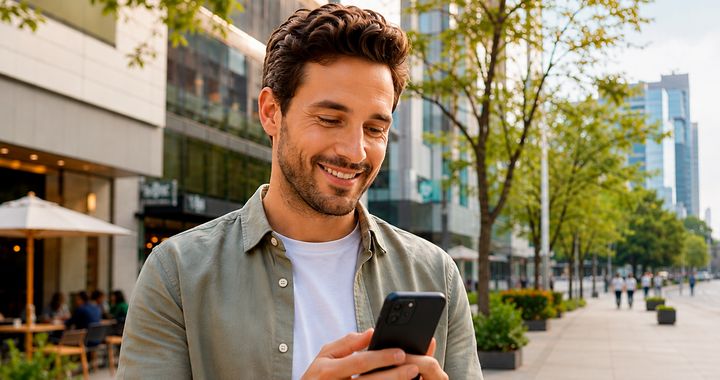 Extranjero en México consultando información sobre su Afore y ahorro para el retiro